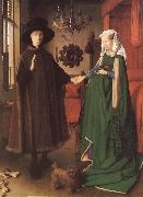 Giovanna Cenami and Giovanni Arnolfini, Jan Van Eyck